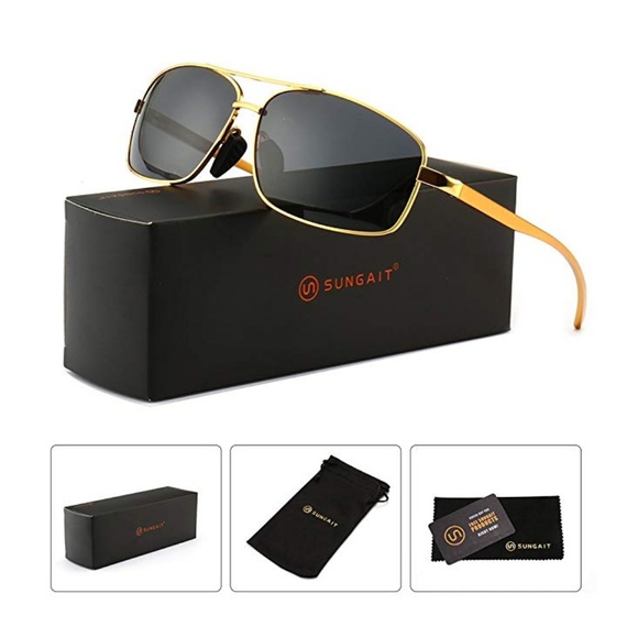 Men's "Boston" Lightweight Polarized Sunglasses - Picture 2 of 7